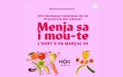 “Del 27 de setembre al 4 d’octubre es va celebrar  la XIII Setmana Catalana de Prevenció del Càncer (SECAP).”