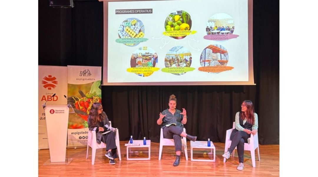 “Inés Navarro, coordinadora del Codinucat, assisteix a la jornada de celebració dels tres anys del projecte “La Botiga” per una alimentació saludable i sostenible.”