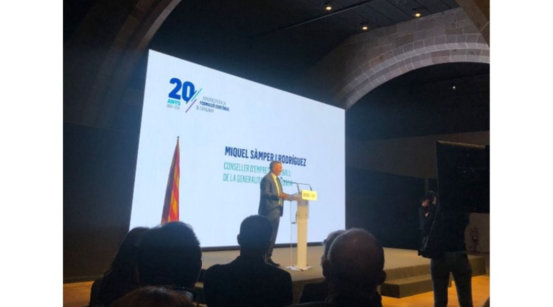 “Roser Martí, presidenta del Codinucat, assisteix al 20è aniversari del Consorci per a la formació contínua de Catalunya”